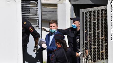 Protests erupt in Russia's Far East after arrest of governor
over years-old murders 1