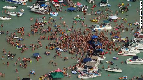 43 new coronavirus cases have been linked to one large house
party in Michigan 1
