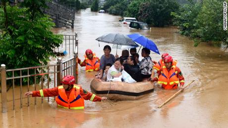 China has just contained Covid-19. Now it's battling some of
the worst floods in decades 1