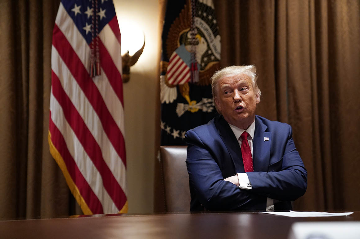 Poll shows Trump’s coronavirus approval at all-time
low 1