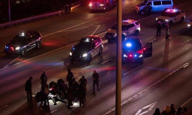 $1.2 Million Bail For Man Who Struck Protesters Blocking
Highway 1