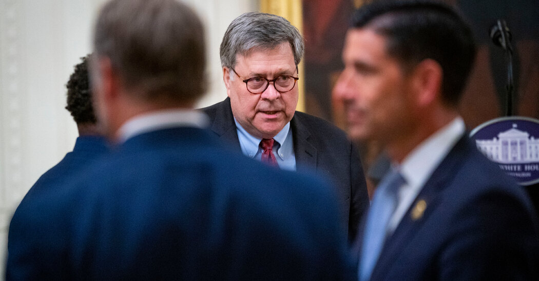 Barr to Testify on Protest Response, Mueller Inquiry and
Other Issues 1
