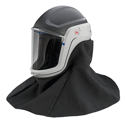3M M-407 Versaflo Respiratory Helmet Assembly with Premium Visor and Flame Resistant Shroud