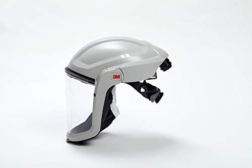 3M Versaflo 56740 M-207 Respiratory Faceshield Assembly, with Flame Resistant Face Seal, 8.5" Height, 15" Length, 9" Width, Standard, Gray