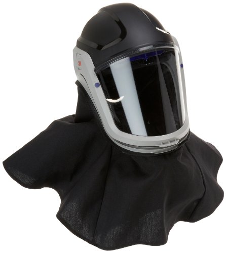 3M Versaflo Respiratory Helmet Assembly M-407, with Premium Visor and Flame Resistant Shroud