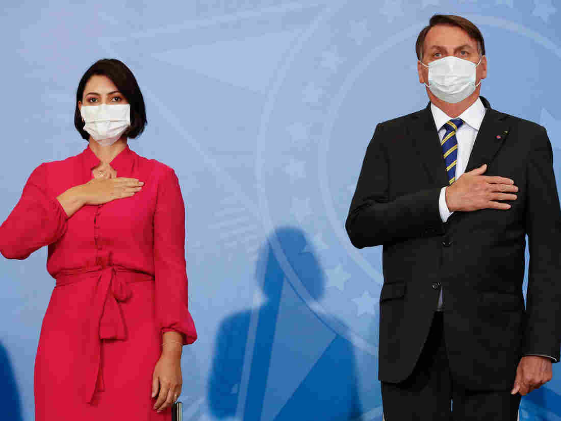 Michelle Bolsonaro, Brazil's First Lady, Tests Positive For
Coronavirus 1