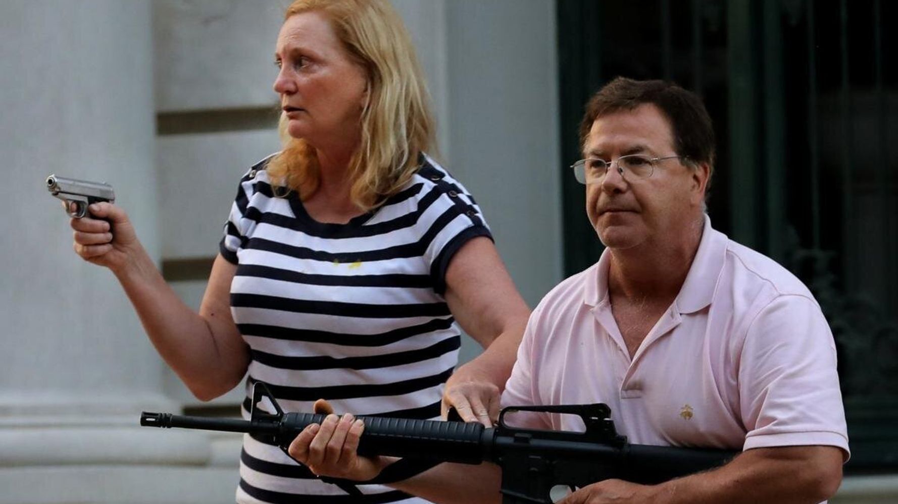 St. Louis Cops Seize Gun That Couple Pointed At Black Lives
Matter Protesters 1