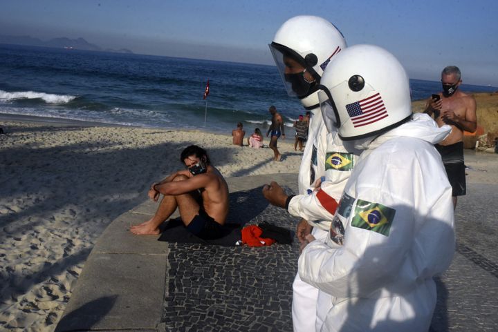 Couple Comes Up With Out Of This World Way To Shield
Themselves From Coronavirus 1