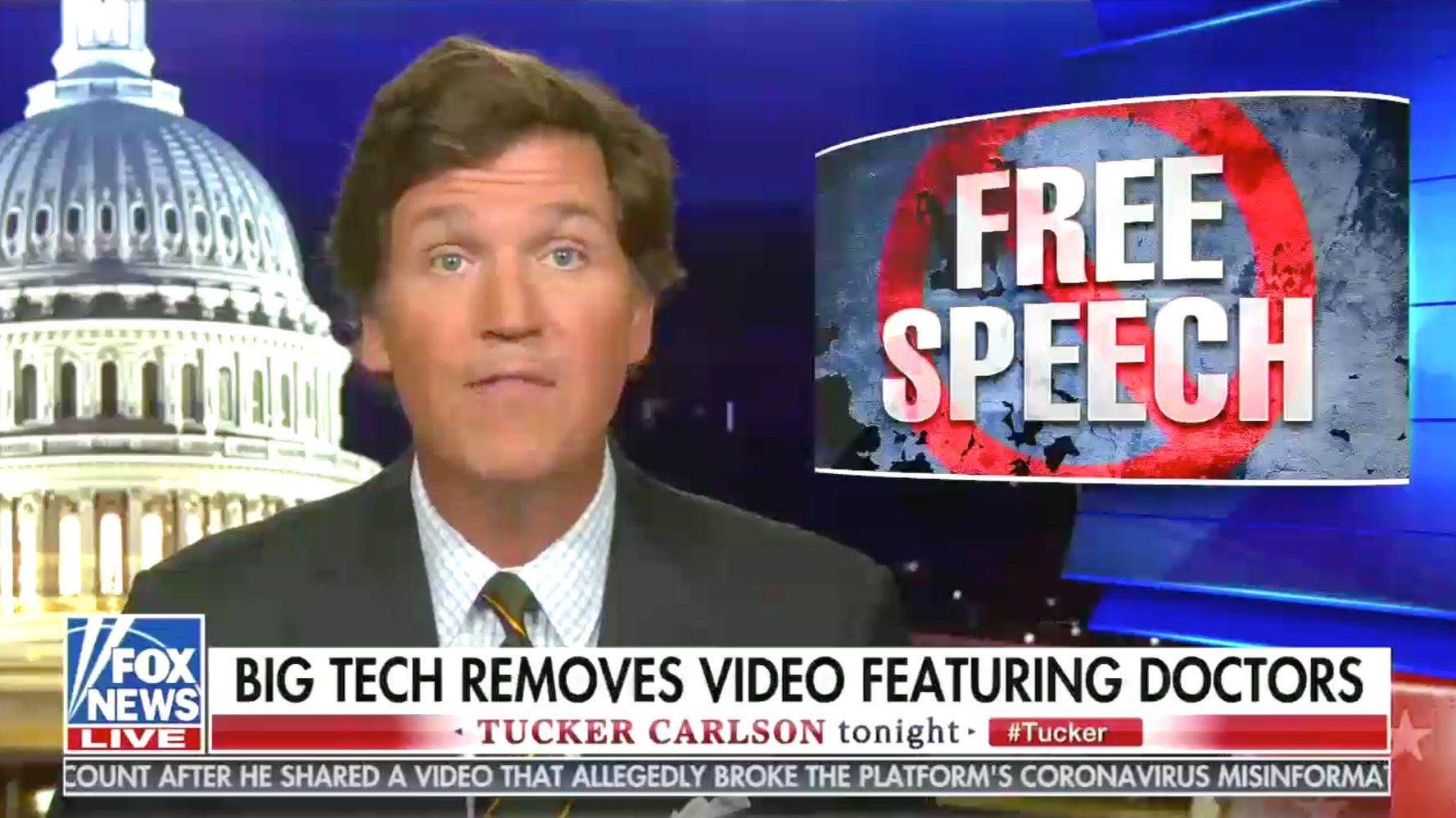 Tucker Carlson Broadcasts Video Filled With False And
Dangerous COVID-19 Claims 1