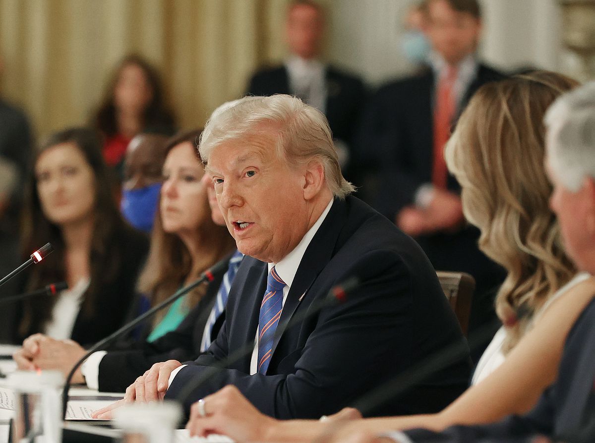 Trump vows to ‘pressure’ states into reopening schools
despite coronavirus surges 1