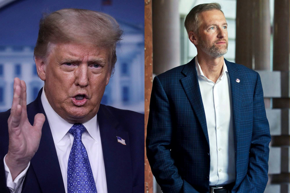 Portland Mayor Ted Wheeler ‘made a fool of himself’ by
joining protesters, Trump says 1