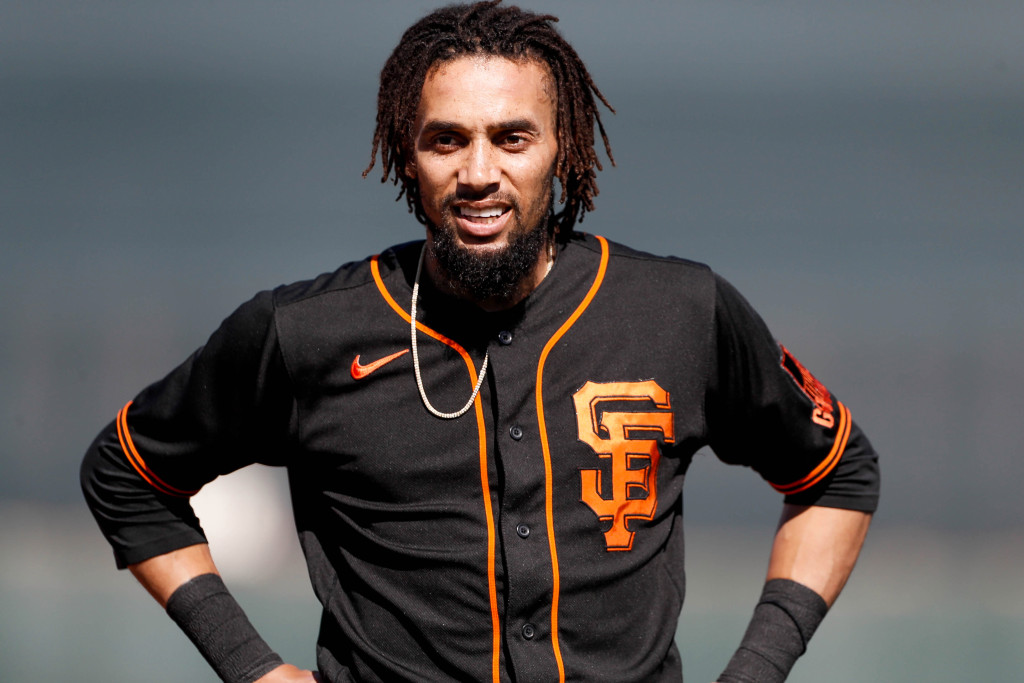 SF Giants notes: Evan Longoria uncertain for Opening Day,
Billy Hamilton arrives in camp 1