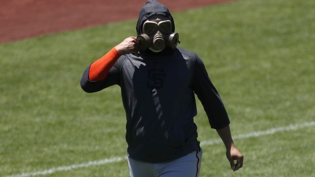Coronavirus: How the Giants are staging socially distant
workouts for 50-plus players 1