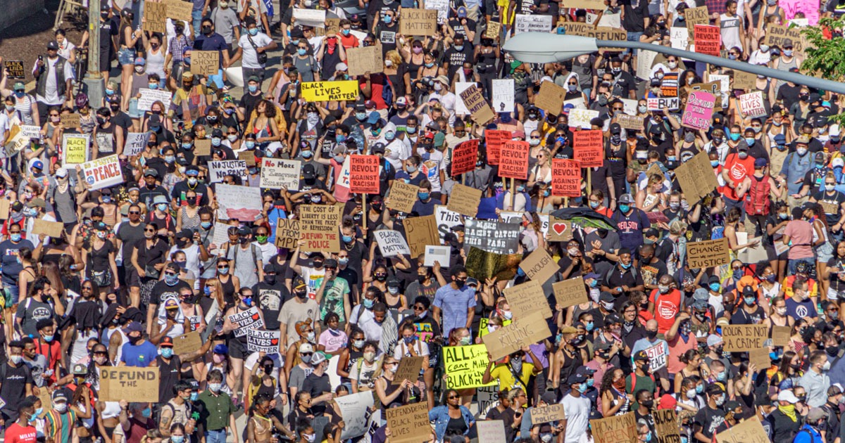 Researchers Say 26 Million Black Lives Matter Protesters Did
Not Increase Spread of COVID-19 1