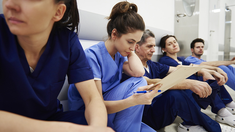 New York nurses union SUES several hospitals for not
revealing how many union nurses have been infected with the
coronavirus 1