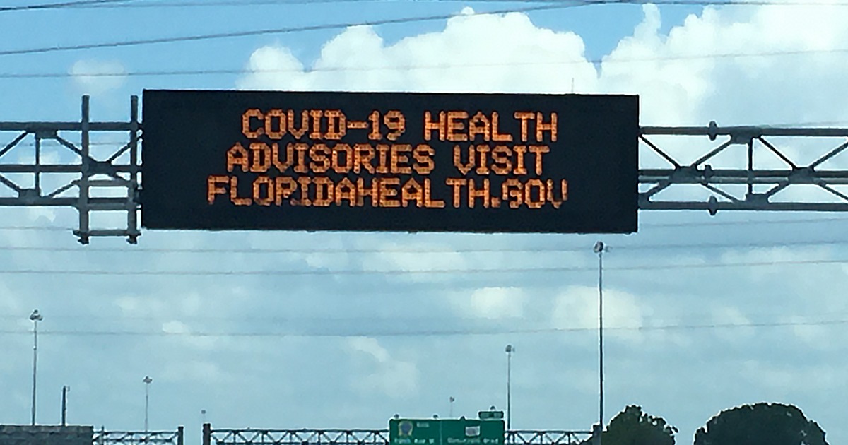 Florida Reportedly Counts Person Who Died of ‘Gunshot Wound
of Head’ As COVID-19 Death 1
