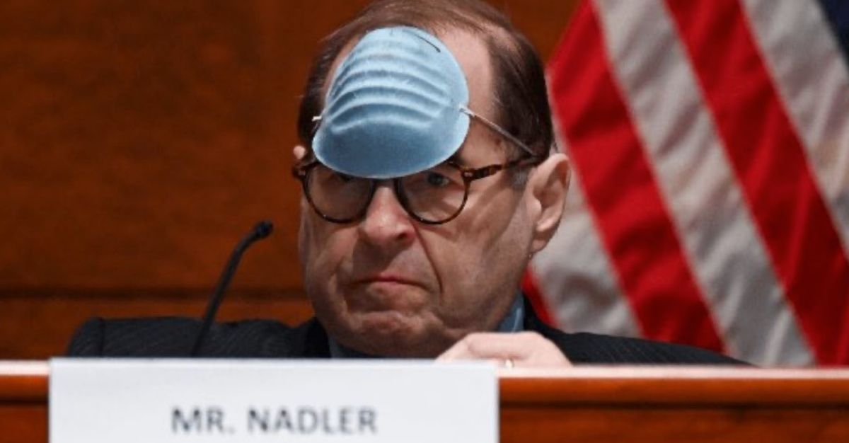 Nadler Takes Off His Mask To Blast House Members for Not
Wearing Masks 1