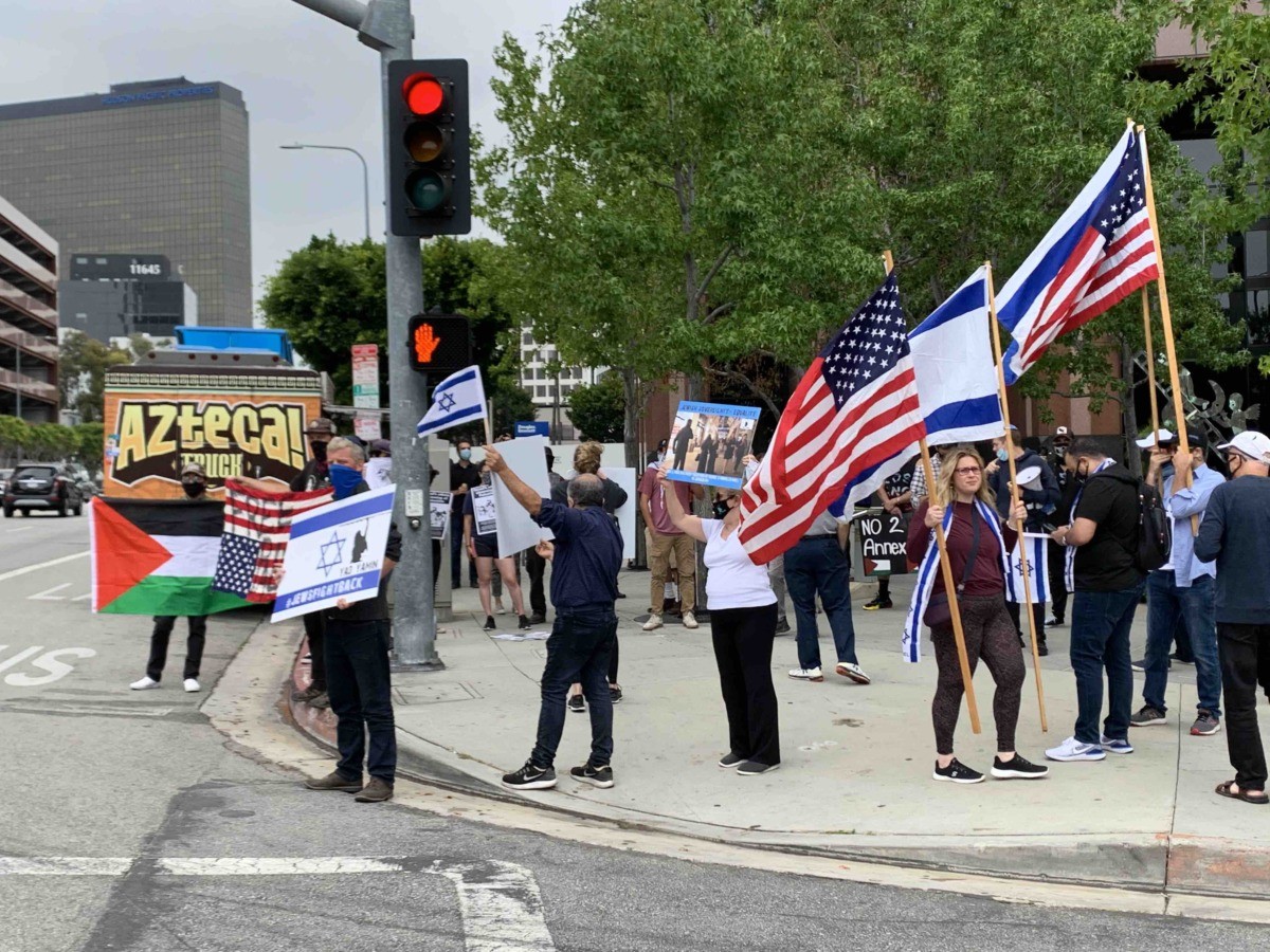 'Palestinians for Black Power': Anti-Israel Protest Targets
'Annexation' in L.A. 1
