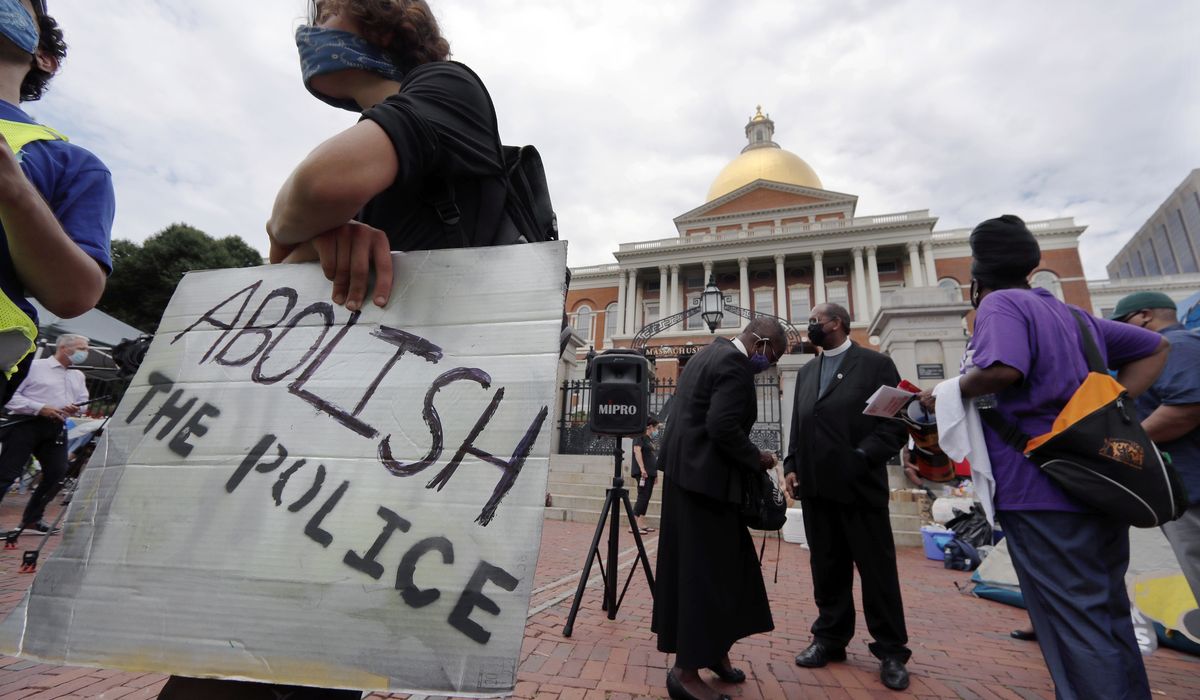 John Boampong accused of shooting at Boston police during
protests faces federal charges 1