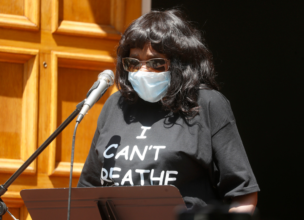 San Jose protesters keep pushing for policing changes with
Sunday rally 1