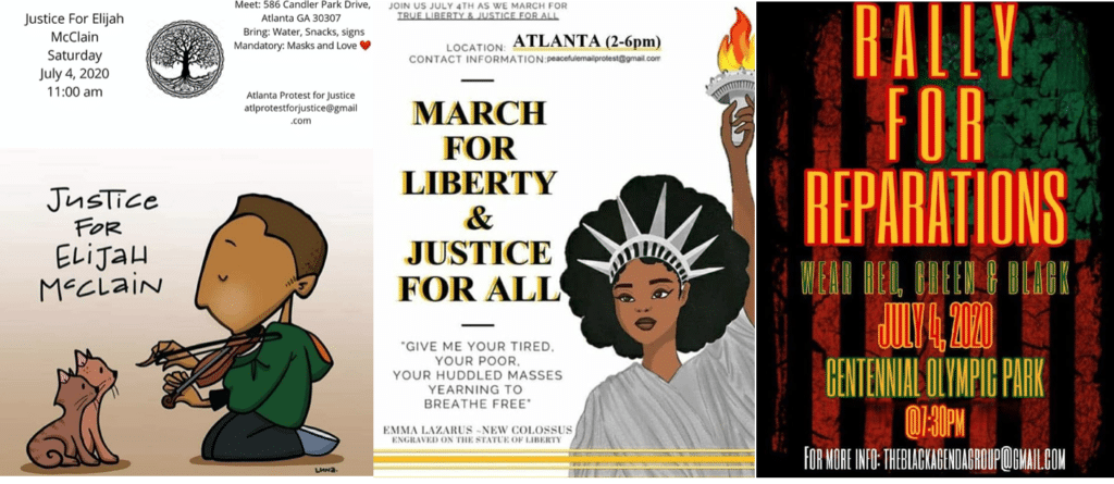 No fireworks or parades planned for the 4th of July, but
protests will continue 1