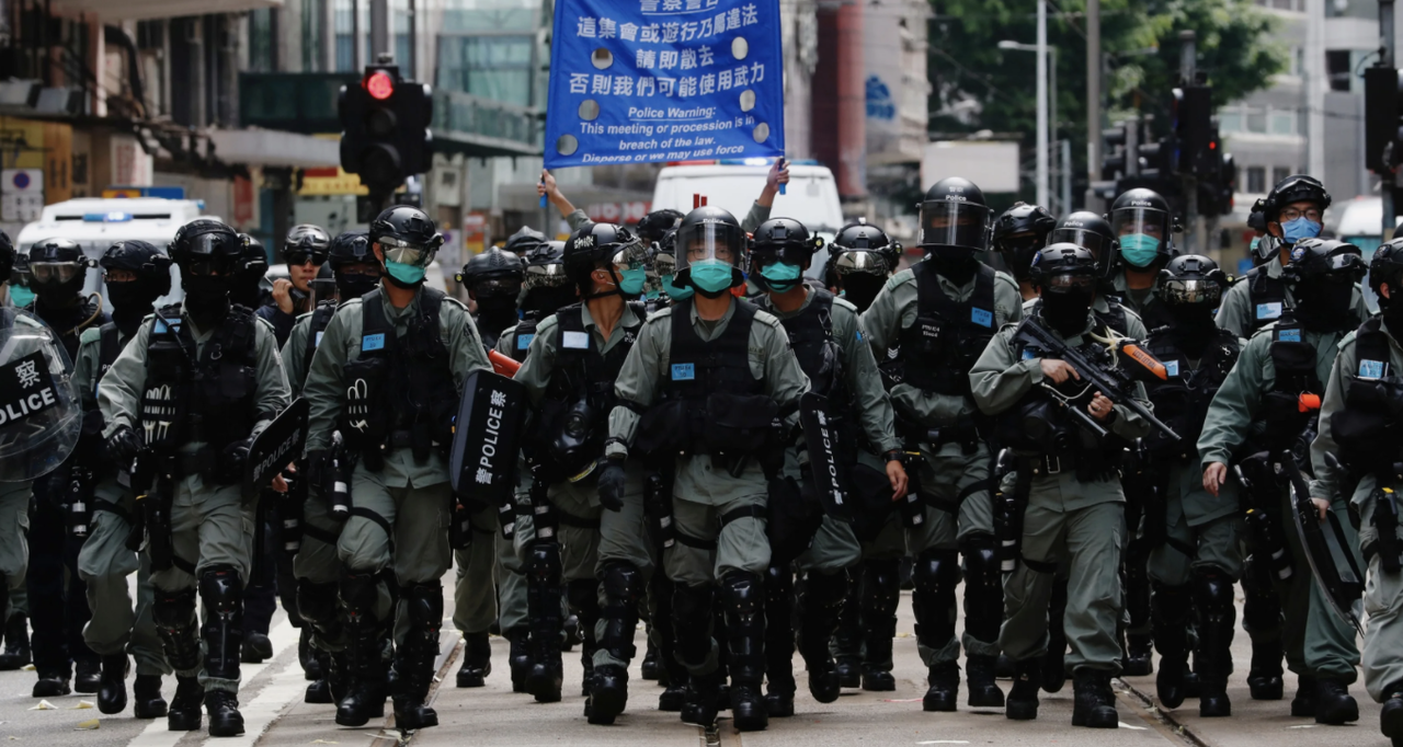 First Arrests Made Under New Hong Kong "National Security"
Law As Thousands Flood The Streets In Protest 1