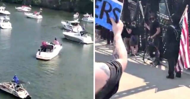 VIDEO: Protesters, Trump Supporters Clash During July 4th
Boat Parade in Pittsburgh 1