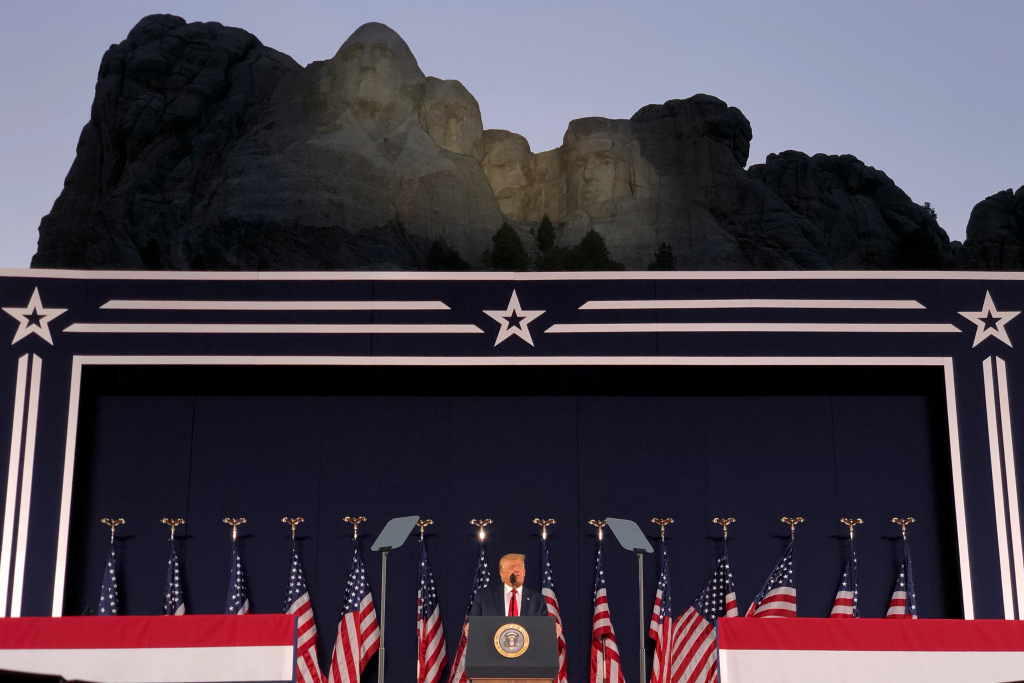 At Rushmore, Trump to say protesters seek to ‘defame’
heroes 1