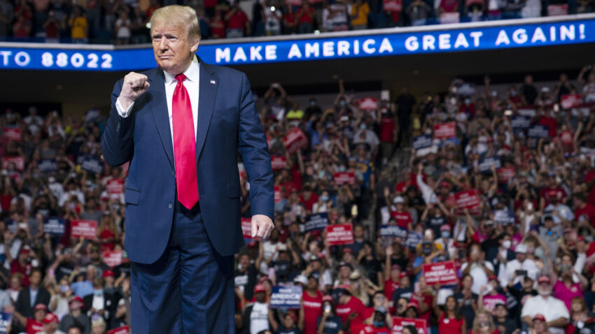 Coronavirus surge in Tulsa ‘more than likely’ linked to
Trump rally 1