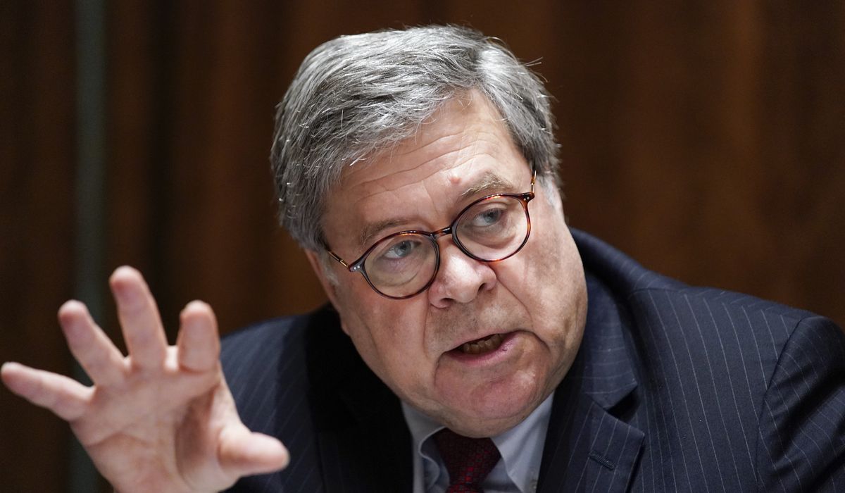 Bill Barr rips Portland rioters as assault on US in House
opening statement 1
