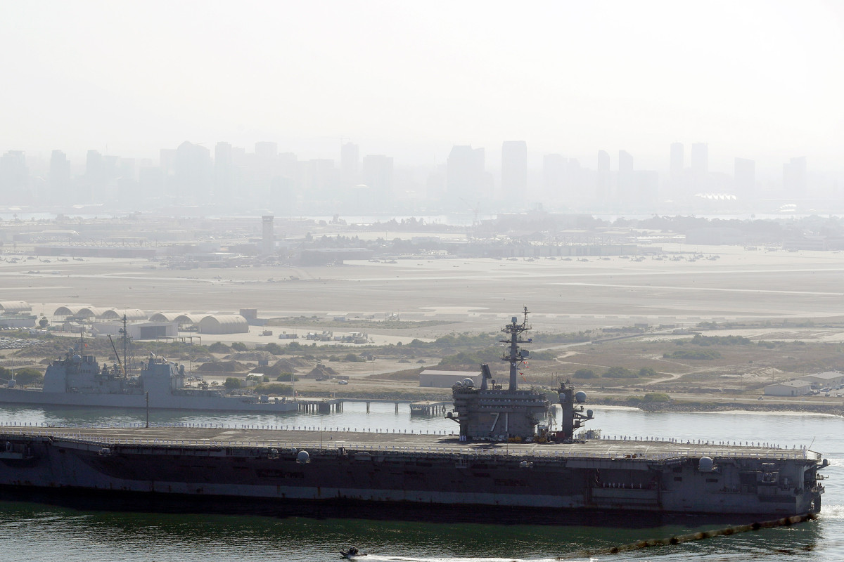 Embattled USS Theodore Roosevelt returns to US after
COVID-19 outbreak 1