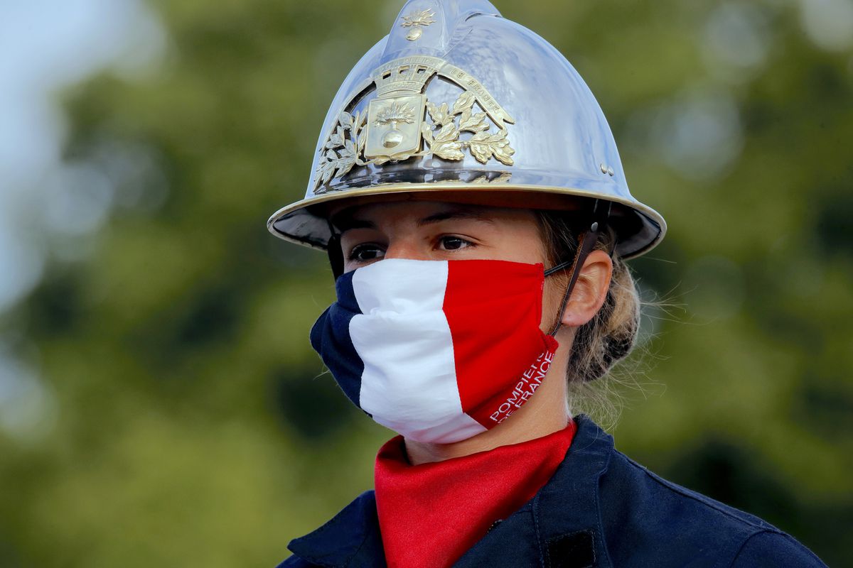 Use of face mask in all indoor public spaces in France will
be mandatory starting Monday, as fears of second wave grow 1