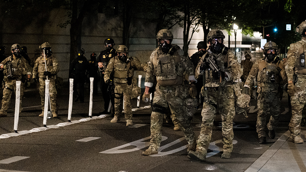 Federal officers in Portland may have been PERMANENTLY
blinded by rioters with lasers 1
