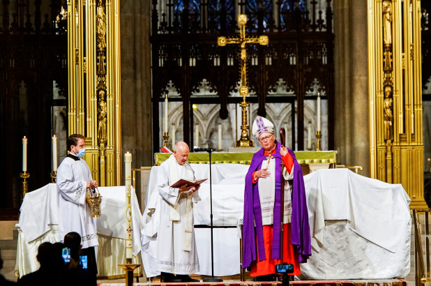 Ashes of Mexican COVID-19 victims blessed at St. Patrick’s
Cathedral 1