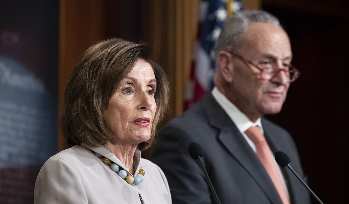 Pelosi, Schumer slam GOP coronavirus proposal: 'Catastrophe
is looming' 1
