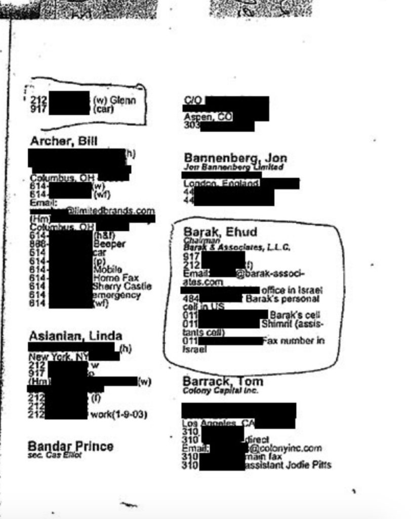 Protesters Claim Anti-Netanyahu Group Took Money from
Company Linked to Jeffrey Epstein 1