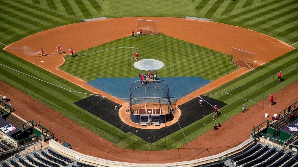 31 MLB players, 7 staff test positive for COVID-19, or
1.2% 1