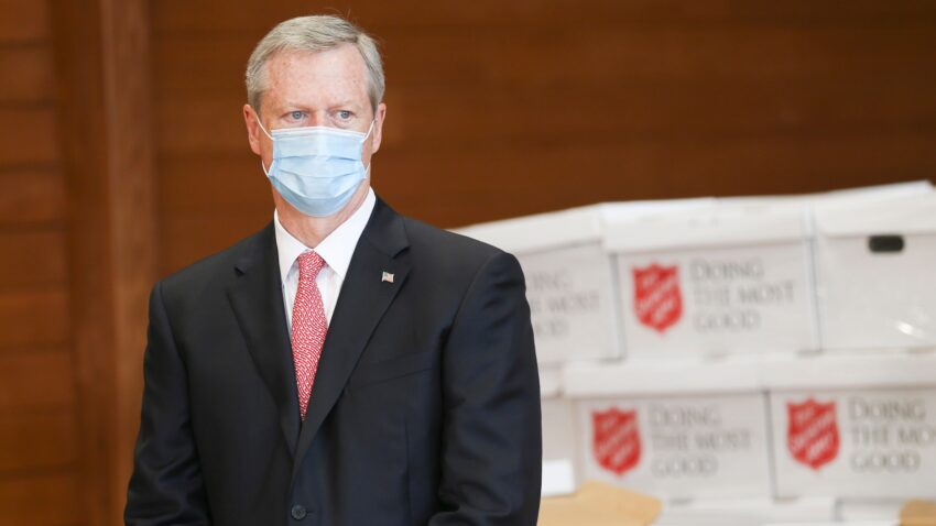 Charlie Baker responds to concerns about COVID-19 uptick in
Massachusetts 1