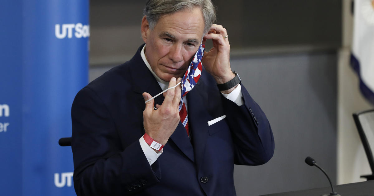 Texas gov. warns of potential lockdown if Texans don't wear
masks 1