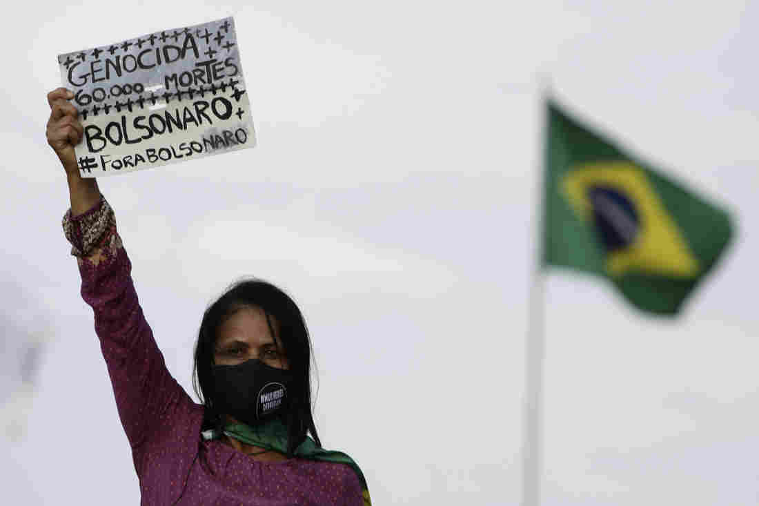 Brazil's Bolsonaro Sued For Unmasking As He Announced
Positive Test For COVID-19 1
