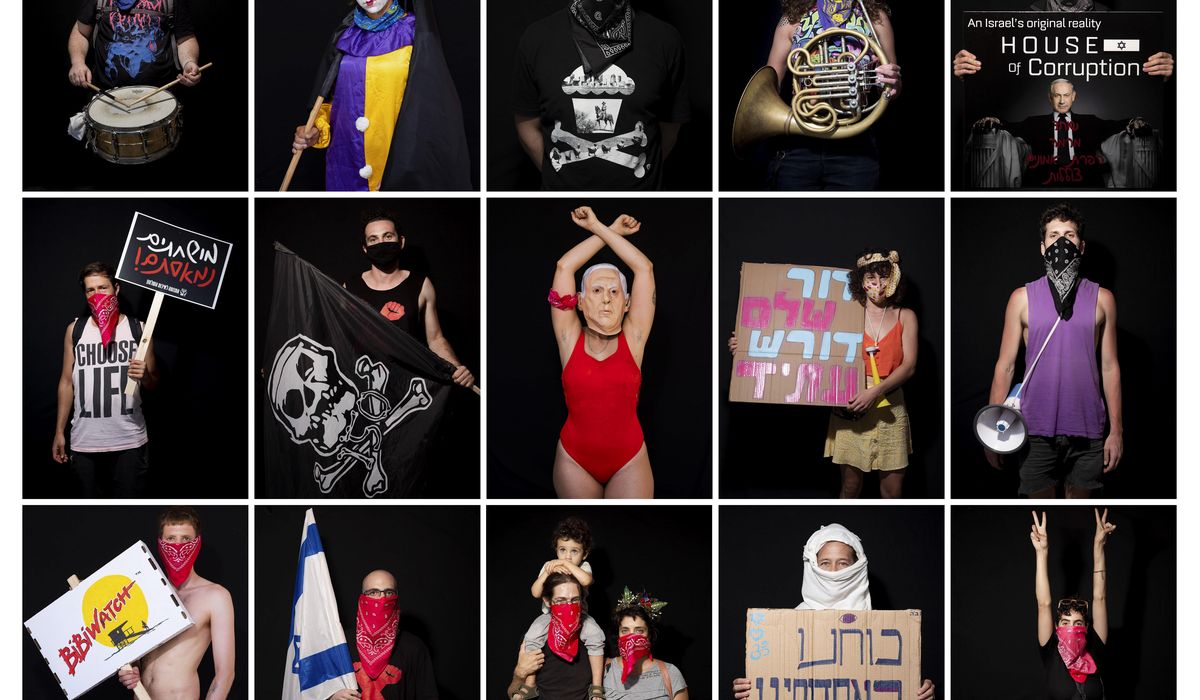 AP PHOTOS: Young Israelis play leading role in new
protests 1