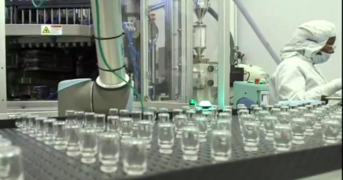 Inside a factory producing vials for a potential COVID-19
vaccine 1
