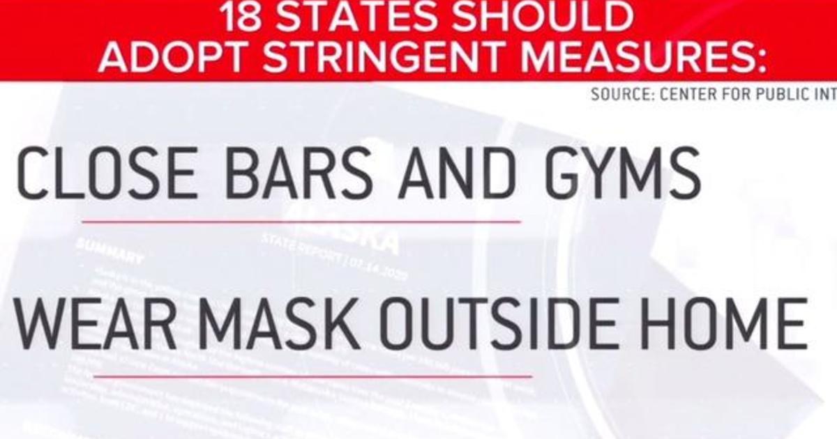 Newly revealed White House document suggests some states
should take stricter COVID-19 measures 1