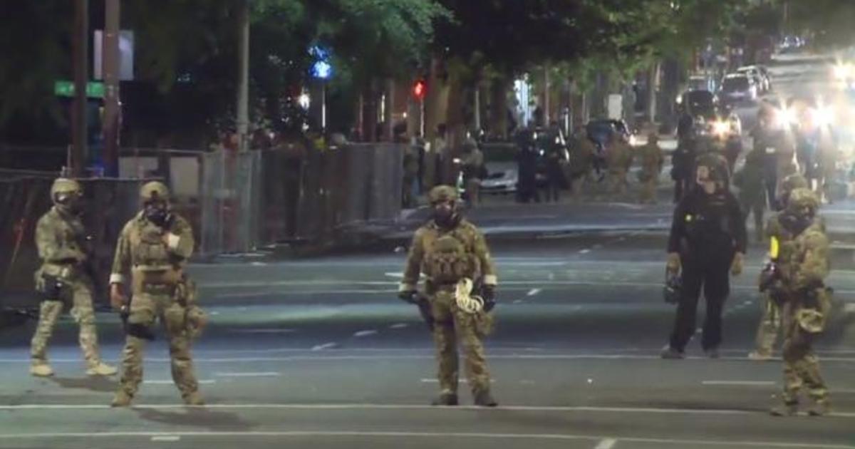 Oregon sues federal agencies for violating protesters'
rights 1