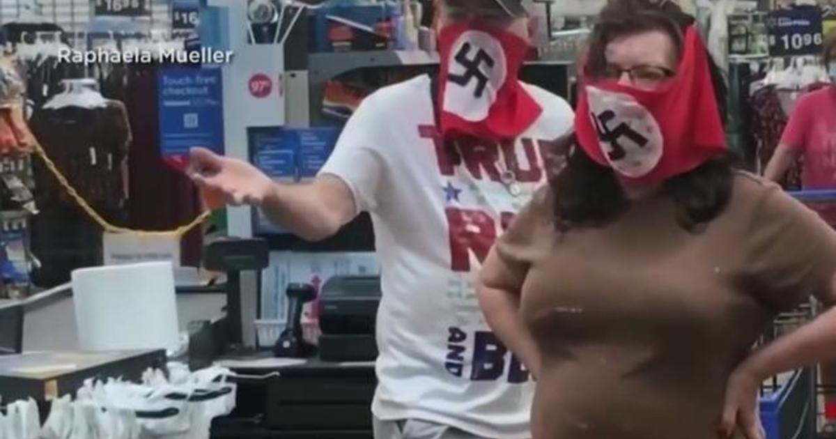 Walmart bans couple who wore swastika masks 1