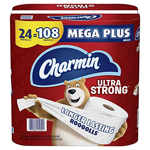 Charmin Ultra Strong Toilet Paper 24 Mega Plus Roll