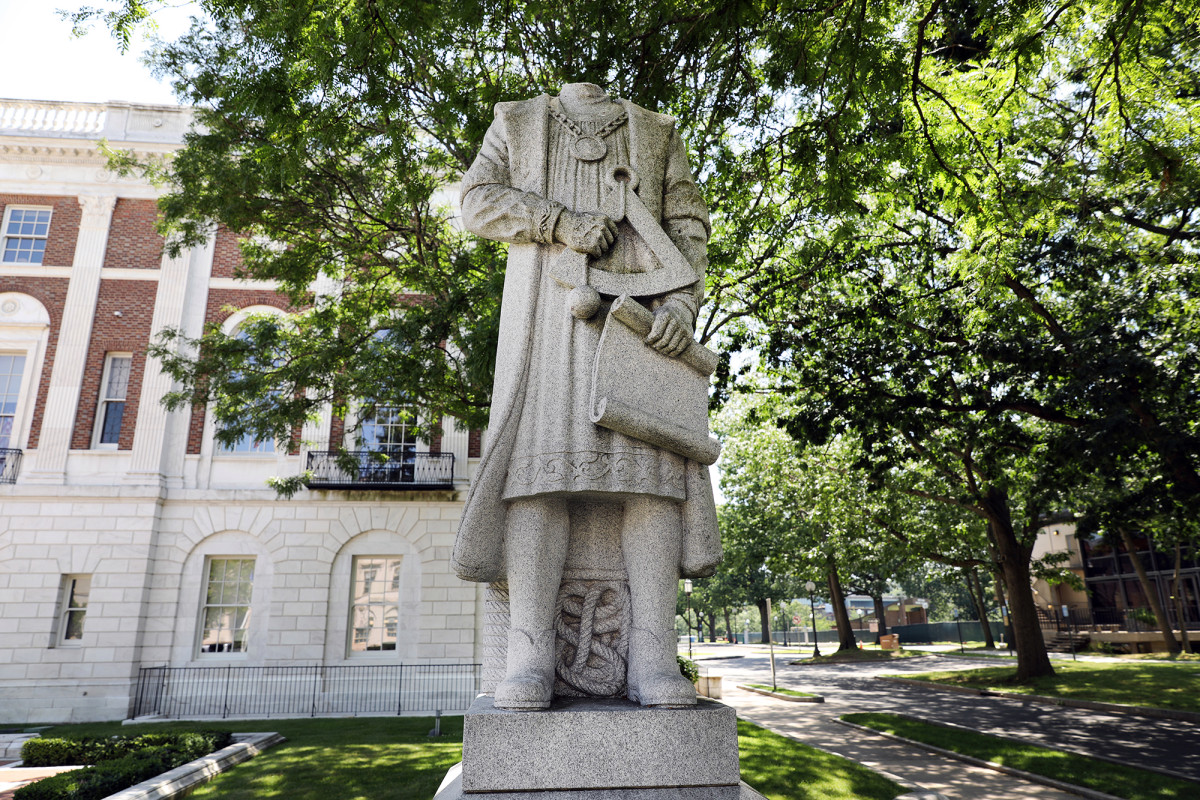 Protesters destroy Christopher Columbus statues over Fourth
of July weekend 1
