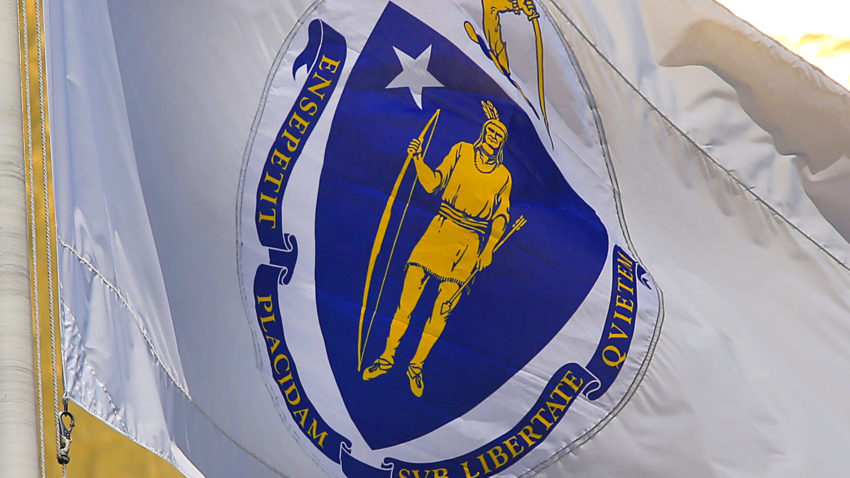 Charlie Baker says he's 'open to talking' about historical
symbols amid calls to change the Mass. flag 1