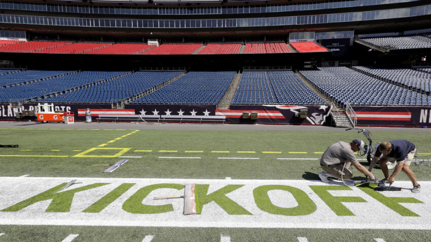 NFL end zones will bear 'End Racism' and 'It Takes All of
Us' messages in home openers 1