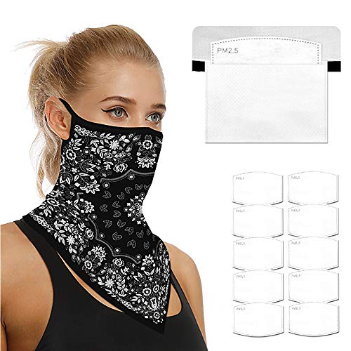 Face Mask Bandana with filter like ATV/UTV Tek Pro Bandana
